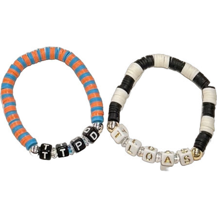 Taylor Swift “DISC” TLOAS & TTPD Bracelet Duo