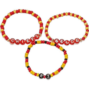 Swiftie & Chiefs Bracelet Set