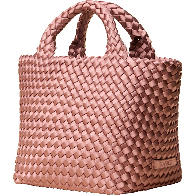 St. Barths Small Tote Satin, Daphne - Bags - 6