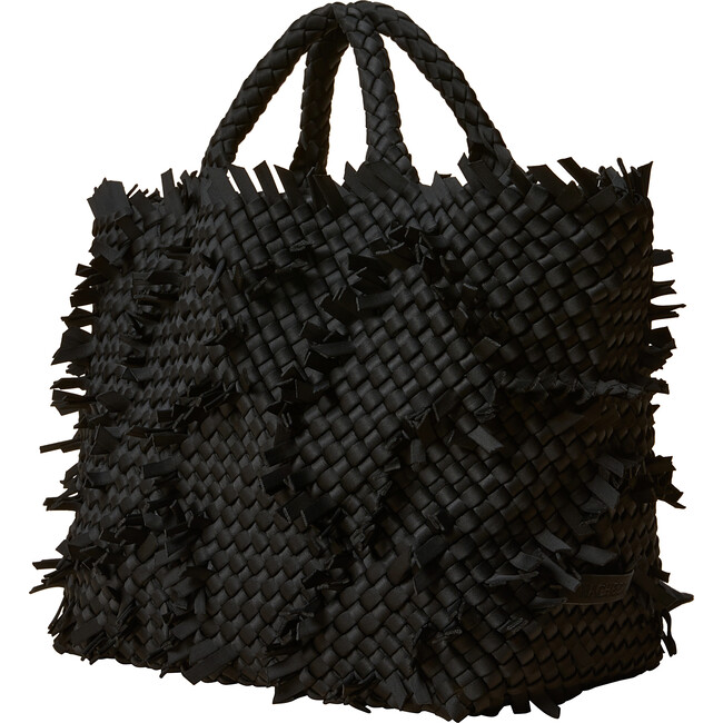 St. Barths Medium Tote Fray, Onyx - Bags - 6