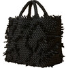 St. Barths Medium Tote Fray, Onyx - Bags - 6