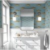 Light Blue Trout Traditional Wallpaper - Wallpaper - 2 - thumbnail