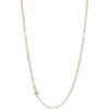 Classique Birthstone Paperclip Necklace, Yellow Gold - Necklaces - 1 - thumbnail