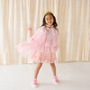 Pink Princess Tiered Long Sleeve Tutu Dress, Pink - Dresses - 3 - thumbnail