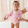 Bow Trellis Long Sleeve Romper, Ballet - Rompers - 2