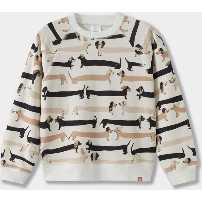 Dachshund Dreams Sweatshirt, Beige