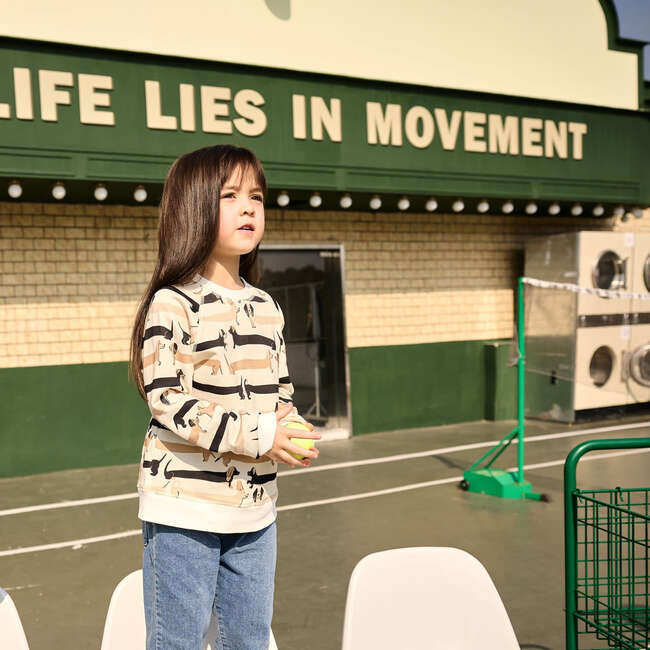 Dachshund Dreams Sweatshirt, Beige