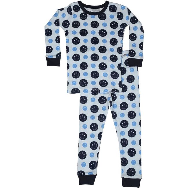 Kids Pajamas, Smiles on Blue