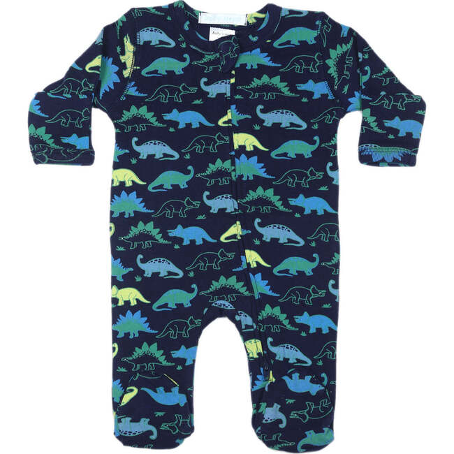 Baby Zipper Footie, Dino Parade