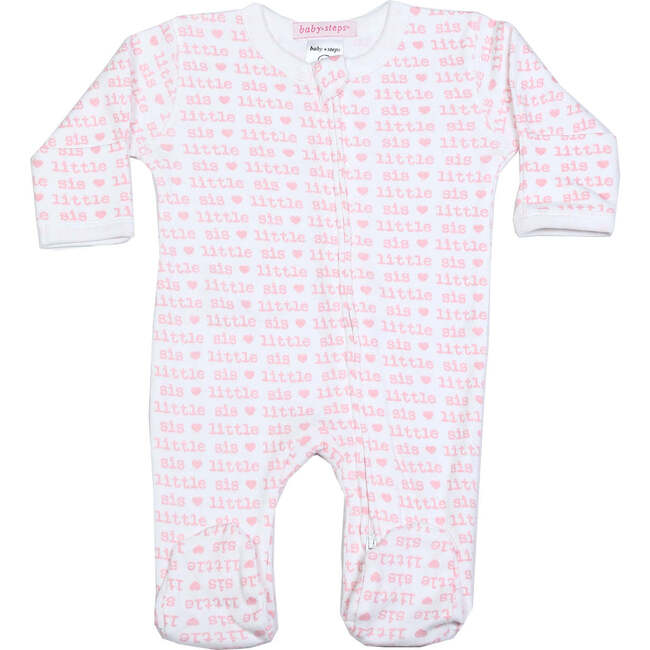 Baby Zipper Footie, Little Sis, Sibling Collection