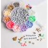 Pastel Heishi Bead Box with Pearls, Letters, Charms, and Stretch Cord Over 2400 Pieces - Craft Kits - 1 - thumbnail