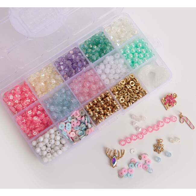 Pastel Holiday DIY Pink Letter Bead Box
