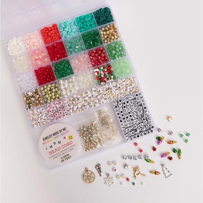 Extra Large Holiday Letter Bead DIY Jewelry Kit