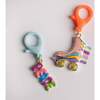 Enamel Roller Skate and Peace Word Backpack Charm Set of 2 - Other Accessories - 1 - thumbnail