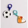 Enamel Soccer Ball and High-Top Sneaker Backpack Charm Set of 2 - Other Accessories - 1 - thumbnail