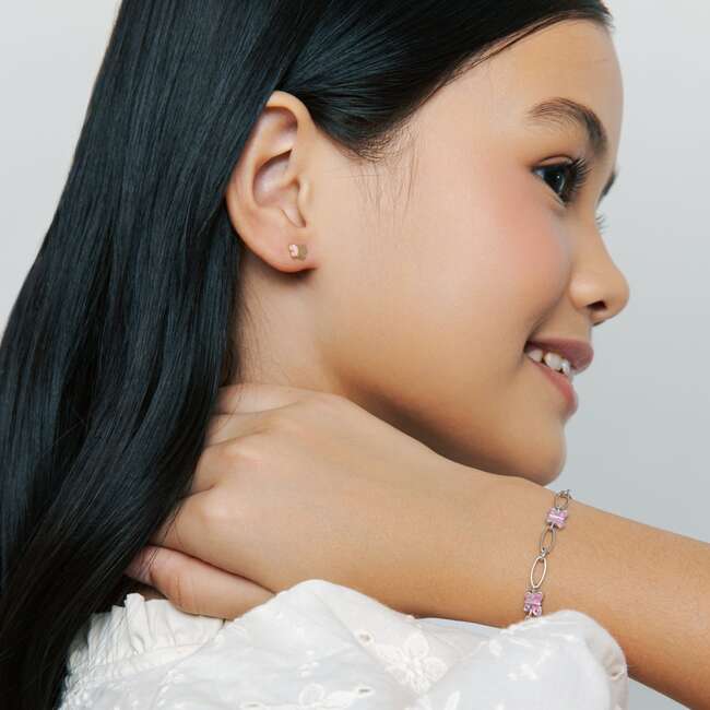 Pink Hudson Butterfly Studs