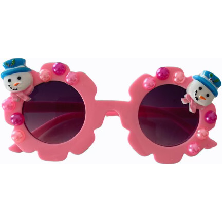 Snowman Love Cami Flower Sunnies, Pink