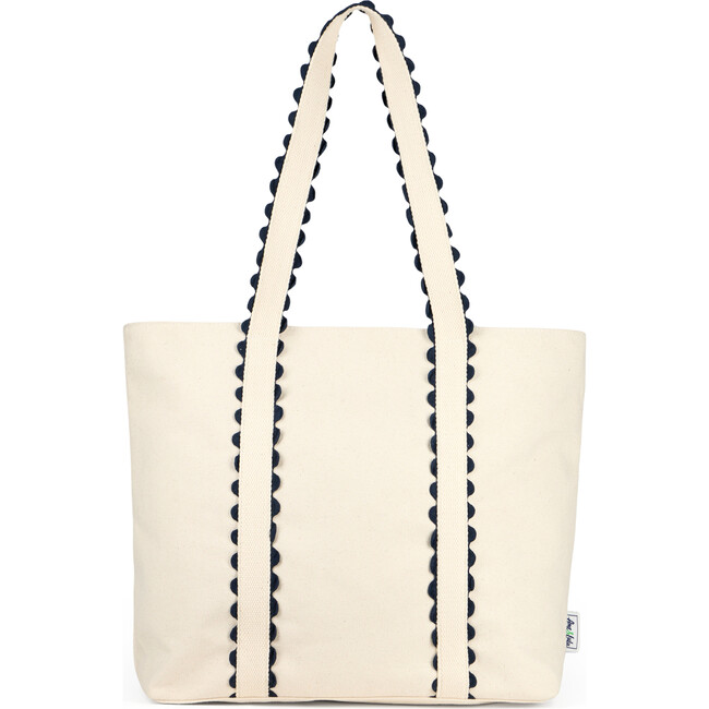 Nantucket Tennis Tote, Navy - Bags - 3
