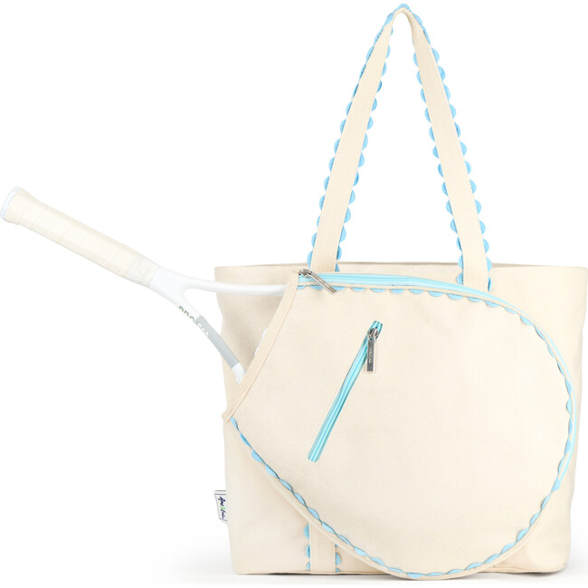Nantucket Tennis Tote, Light Blue