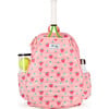 Little Love Tennis Backpack, Strawberry Puffer - Backpacks - 1 - thumbnail