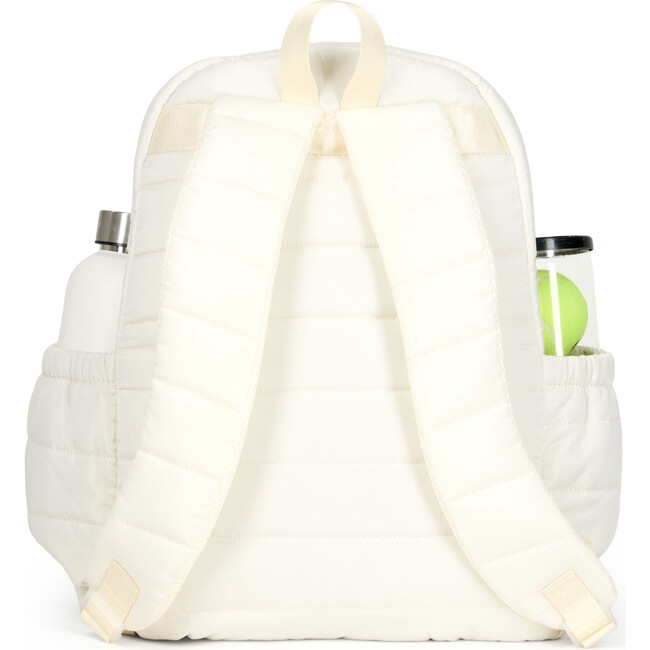 Game On Tennis Backpack, Winter White Puffer - Backpacks - 3