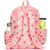 Little Love Tennis Backpack, Strawberry Puffer - Backpacks - 3 - thumbnail