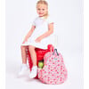 Little Love Tennis Backpack, Strawberry Puffer - Backpacks - 5 - thumbnail