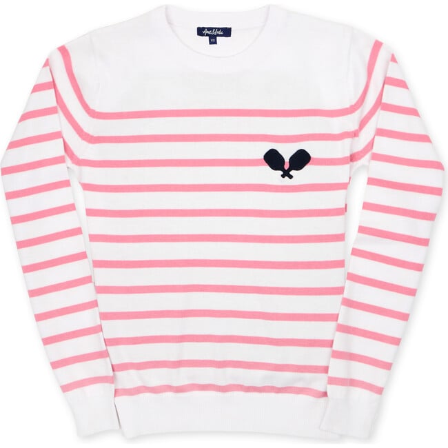 Club Sport Sweater, Pink Paddle Stripes