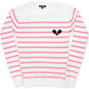 Club Sport Sweater, Pink Paddle Stripes - Sweaters - 1 - thumbnail