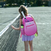 Big Love Tennis Backpack, Hot Pink Ombre Puffer - Backpacks - 2 - thumbnail