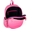 Big Love Tennis Backpack, Hot Pink Ombre Puffer - Backpacks - 4 - thumbnail
