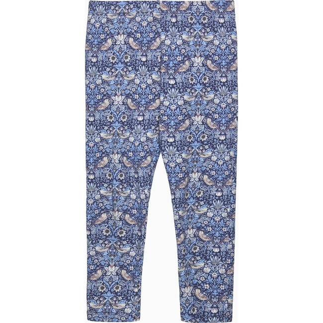 Strawberry Thief Leggings, Blue Strawberry Thief