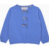 Strawberry Thief Bow Cardigan, Blue Strawberry Thief - Cardigans - 1 - thumbnail