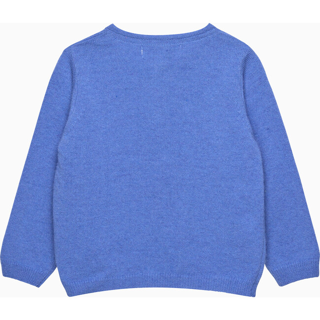 Strawberry Thief Bow Cardigan, Blue Strawberry Thief