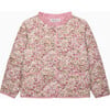Poppy & Daisy Quilted Jacket, Pink Poppy & Daisy - Jackets - 1 - thumbnail