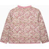 Poppy & Daisy Quilted Jacket, Pink Poppy & Daisy - Jackets - 2 - thumbnail