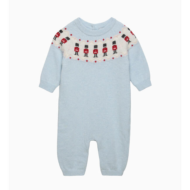 Guardsman Fairisle All In One, Pale Blue