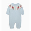 Guardsman Fairisle All In One, Pale Blue - Onesies - 2