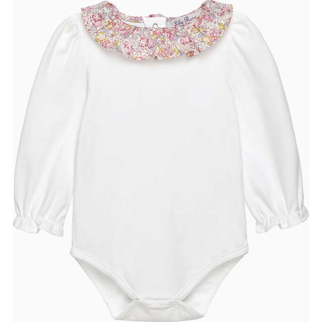 Claire Aude Willow Bodysuit, White Claire Aude