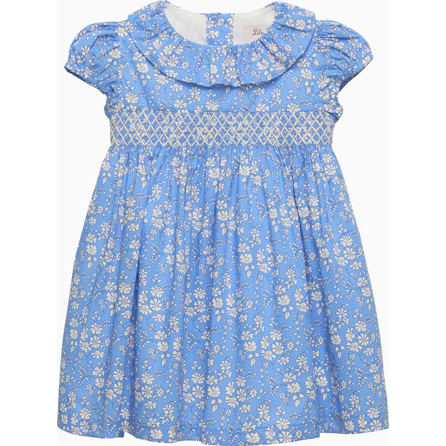 Capel Smocked Party Dress, Blue Capel