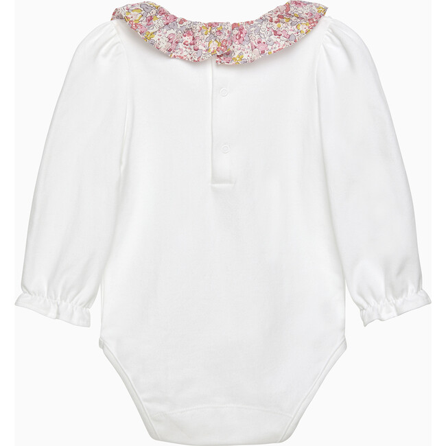 Claire Aude Willow Bodysuit, White Claire Aude