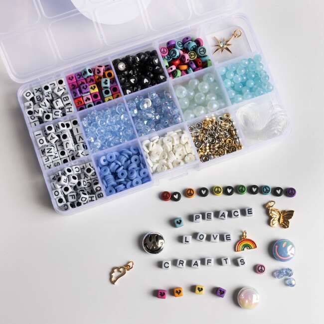 Blue Happiness Bead Kit Over 1,000 Beads