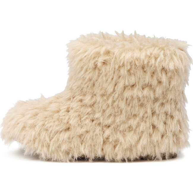 Yeti Mini Boots, Beige