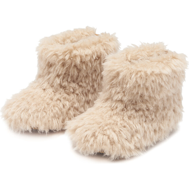 Yeti Mini Boots, Beige