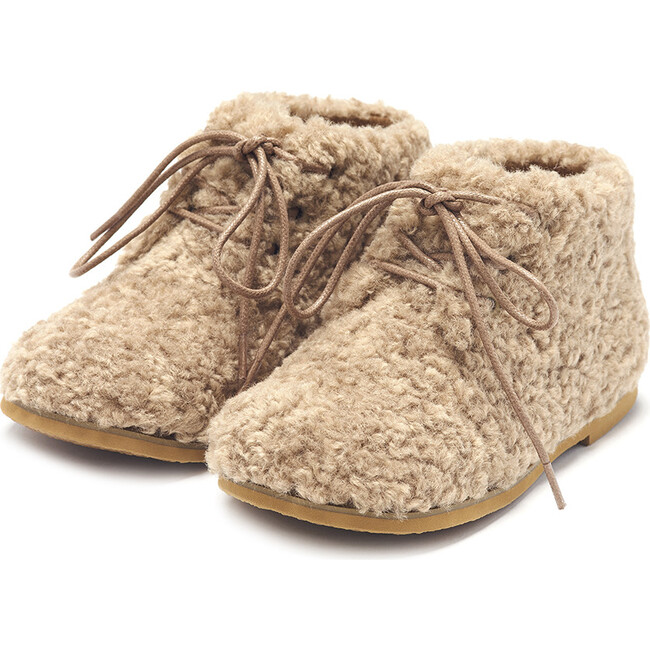 Teddy Jane Boots, Beige