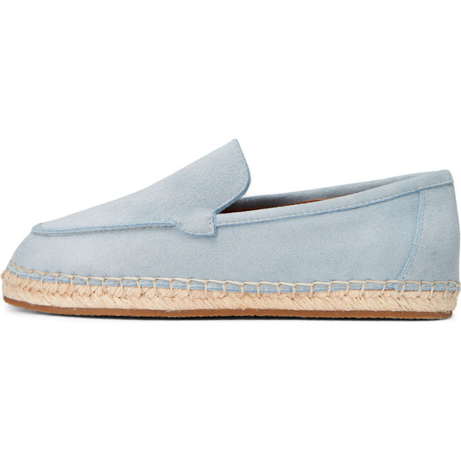 Bruno Jute Sole Suede Loafers, Blue