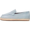 Bruno Jute Sole Suede Loafers, Blue - Loafers - 1 - thumbnail