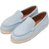Bruno Jute Sole Suede Loafers, Blue - Loafers - 2 - thumbnail