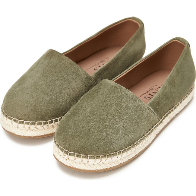 Marcus Suede Espadrilles, Khaki - Loafers - 1