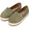 Marcus Suede Espadrilles, Khaki - Loafers - 1 - thumbnail